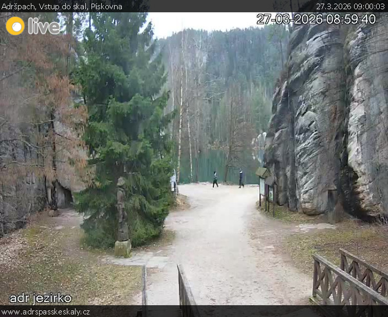 Adršpach - Vstup do skal, Pískovna - 27.3.2026 v 09:00