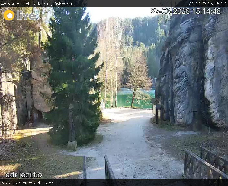 Adršpach - Vstup do skal, Pískovna - 27.3.2026 v 15:15