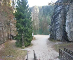 Vstup do skal, Pískovna