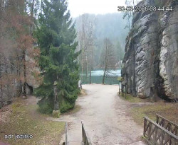 Vstup do skal, Pískovna