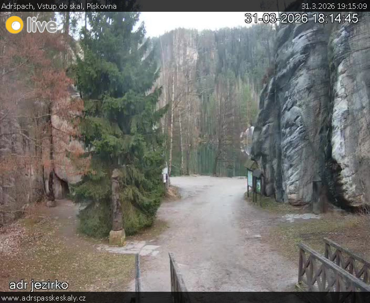 Adršpach - Vstup do skal, Pískovna - 31.3.2026 v 19:15