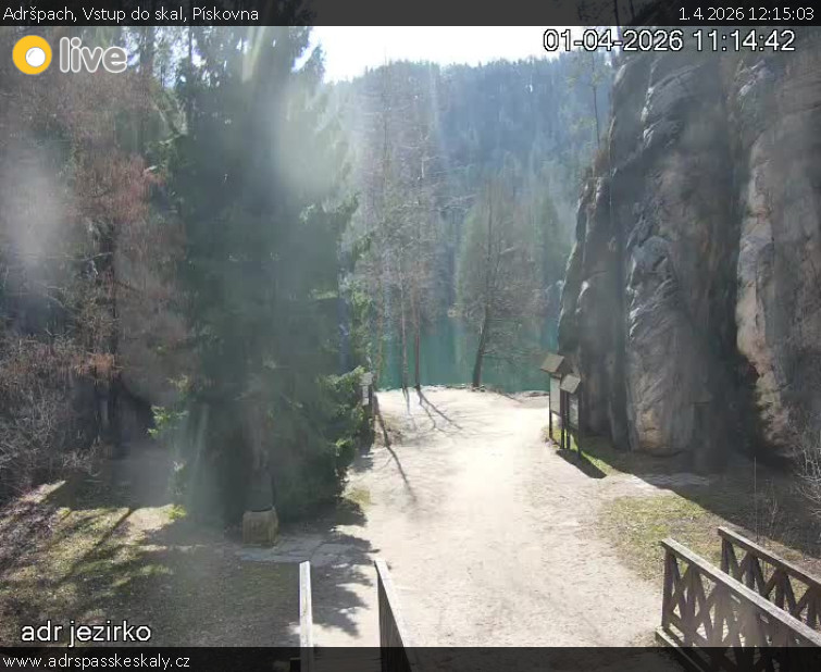 Adršpach - Vstup do skal, Pískovna - 1.4.2026 v 12:15
