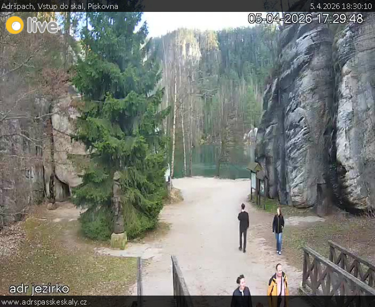 Adršpach - Vstup do skal, Pískovna - 5.4.2026 v 18:30
