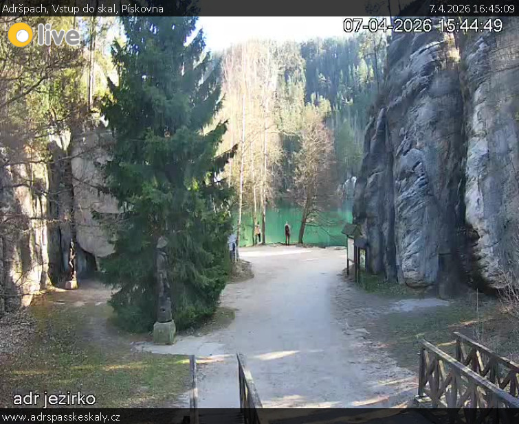 Adršpach - Vstup do skal, Pískovna - 7.4.2026 v 16:45