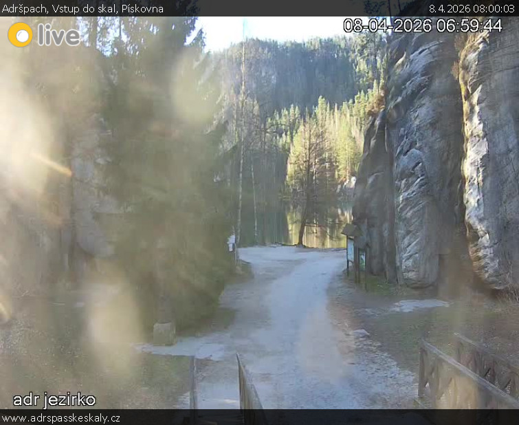 Adršpach - Vstup do skal, Pískovna - 8.4.2026 v 08:00