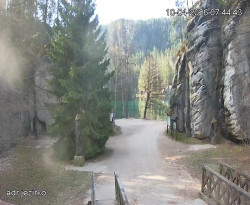 Vstup do skal, Pískovna