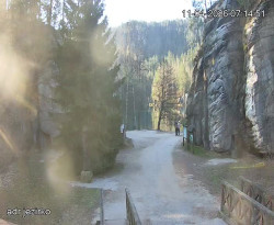 Vstup do skal, Pískovna