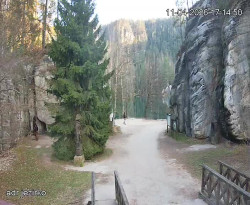 Vstup do skal, Pískovna