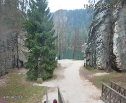 Vstup do skal, Pískovna