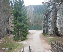 Vstup do skal, Pískovna