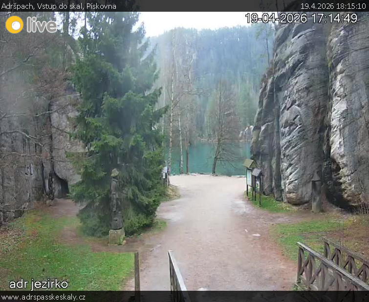Adršpach - Vstup do skal, Pískovna - 19.4.2026 v 18:15