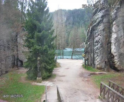 Vstup do skal, Pískovna