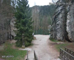 Vstup do skal, Pískovna