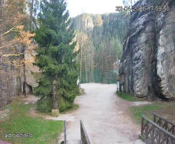 Vstup do skal, Pískovna