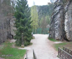 Vstup do skal, Pískovna