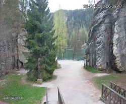 Vstup do skal, Pískovna