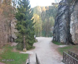 Vstup do skal, Pískovna