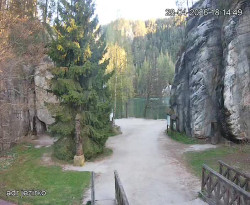 Vstup do skal, Pískovna