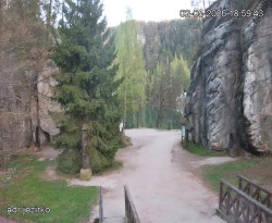 Vstup do skal, Pískovna