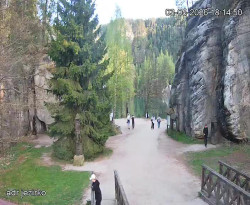 Vstup do skal, Pískovna