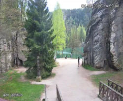 Vstup do skal, Pískovna