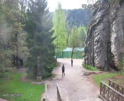 Vstup do skal, Pískovna