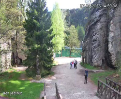 Vstup do skal, Pískovna