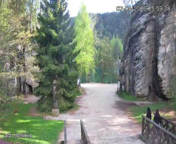 Vstup do skal, Pískovna
