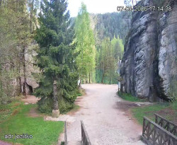 Vstup do skal, Pískovna