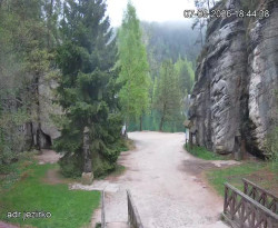 Vstup do skal, Pískovna