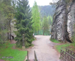 Vstup do skal, Pískovna