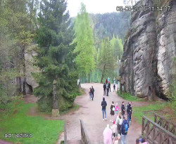 Vstup do skal, Pískovna
