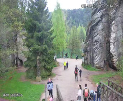 Vstup do skal, Pískovna