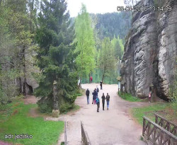 Vstup do skal, Pískovna