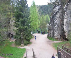 Vstup do skal, Pískovna