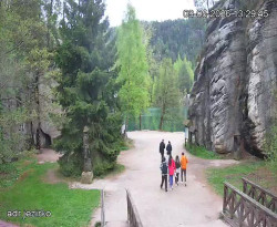 Vstup do skal, Pískovna