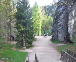 Vstup do skal, Pískovna