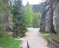 Vstup do skal, Pískovna