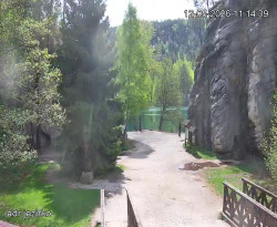 Vstup do skal, Pískovna