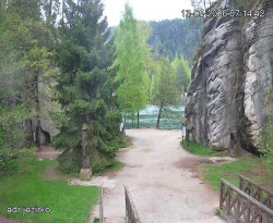 Vstup do skal, Pískovna