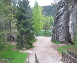 Vstup do skal, Pískovna