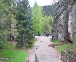 Vstup do skal, Pískovna