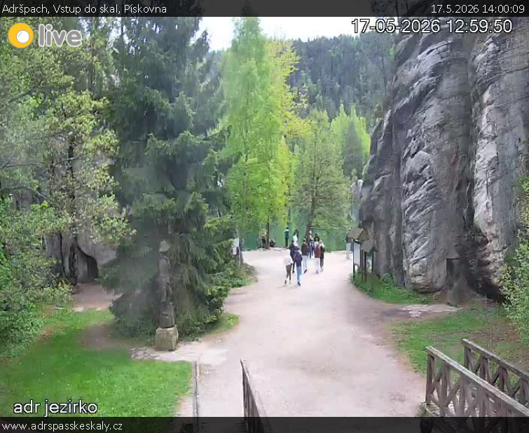 Adršpach - Vstup do skal, Pískovna - 17.5.2026 v 14:00