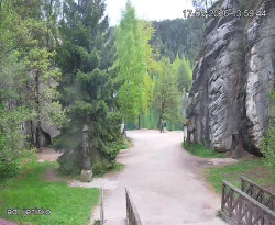 Vstup do skal, Pískovna