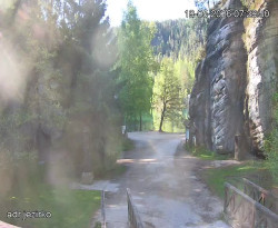Vstup do skal, Pískovna