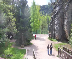 Vstup do skal, Pískovna