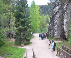 Vstup do skal, Pískovna