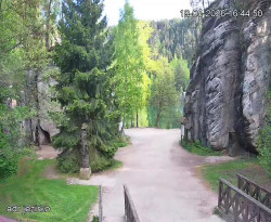 Vstup do skal, Pískovna