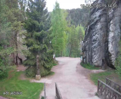 Vstup do skal, Pískovna