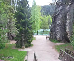 Vstup do skal, Pískovna